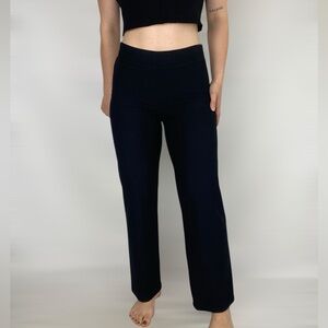 EILEEN FISHER Wide Leg Pant High Rise Knit Stretchy Casual Work‎ Business